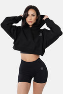 Sudadera corta Thenx para mujer - Negra